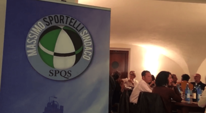Prima uscita pubblica per i 31 candidati di Spqs a sostegno di Sportelli