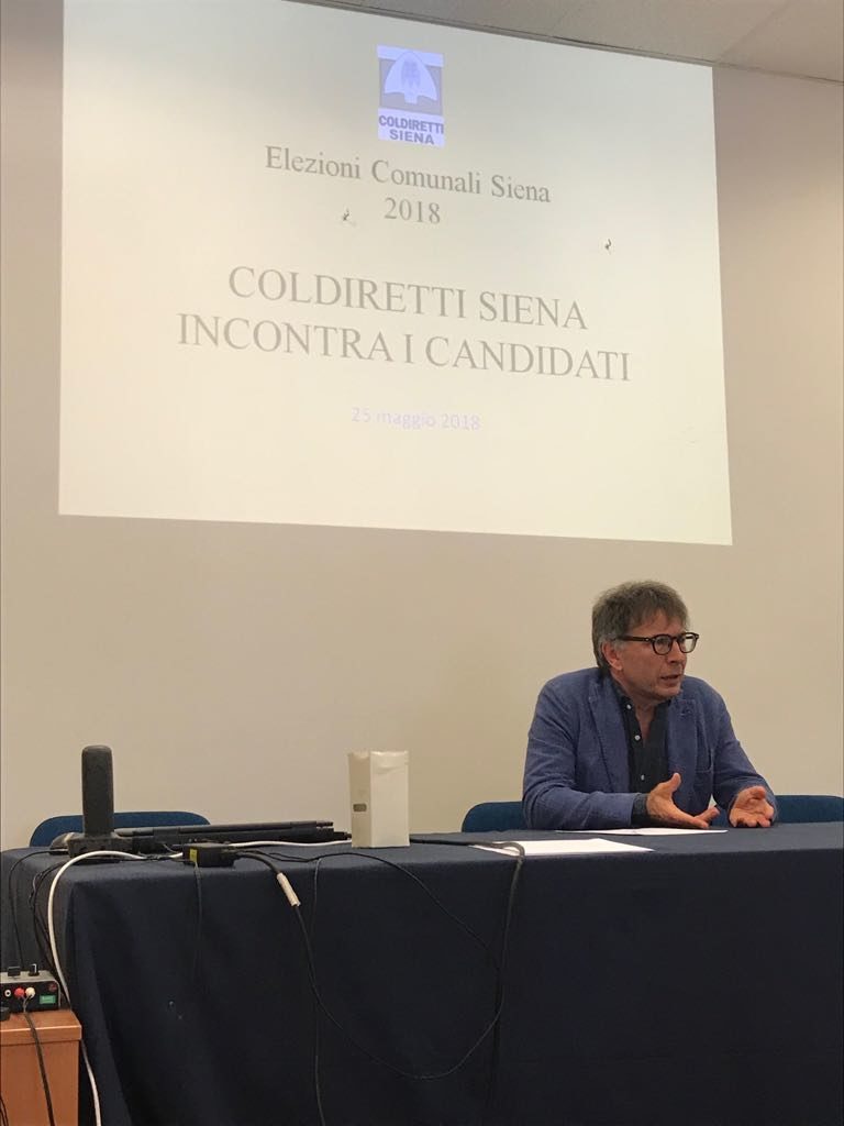 Coldiretti incontra i candidati sindaco Pinciani e De Mossi