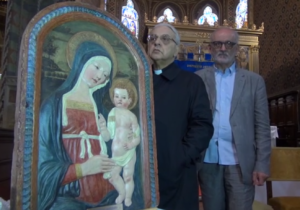 Presentato nella Basilica dei Servi il restauro della Madonna col Bambino di Neroccio di Bartolomeo de' Landi