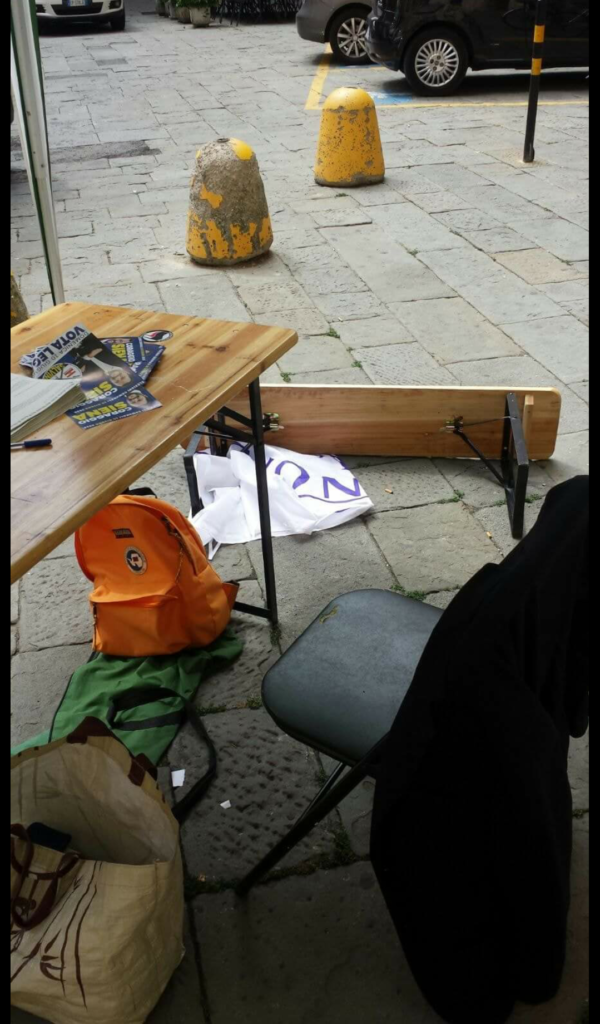 Aggredito militante Lega al banchetto di Piazza Indipendenza