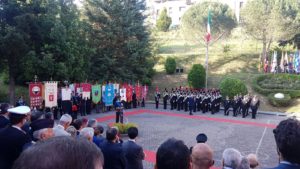 Alla caserma di Viale Bracci la cerimonia per i 204 anni dalla fondazione dell'Arma dei Carabinieri