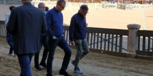 Prove regolamentate, sindaco e ispettori pista verificano tenuta tufo