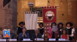 Presentazione Drappellone, il discorso integrale di Laura Bonelli