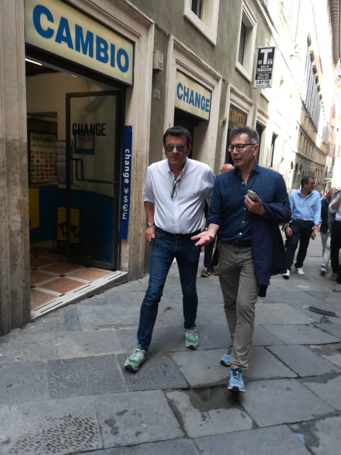 L'appello ai senesi del ministro leghista Gian Marco Centinaio: "Votate De Mossi"