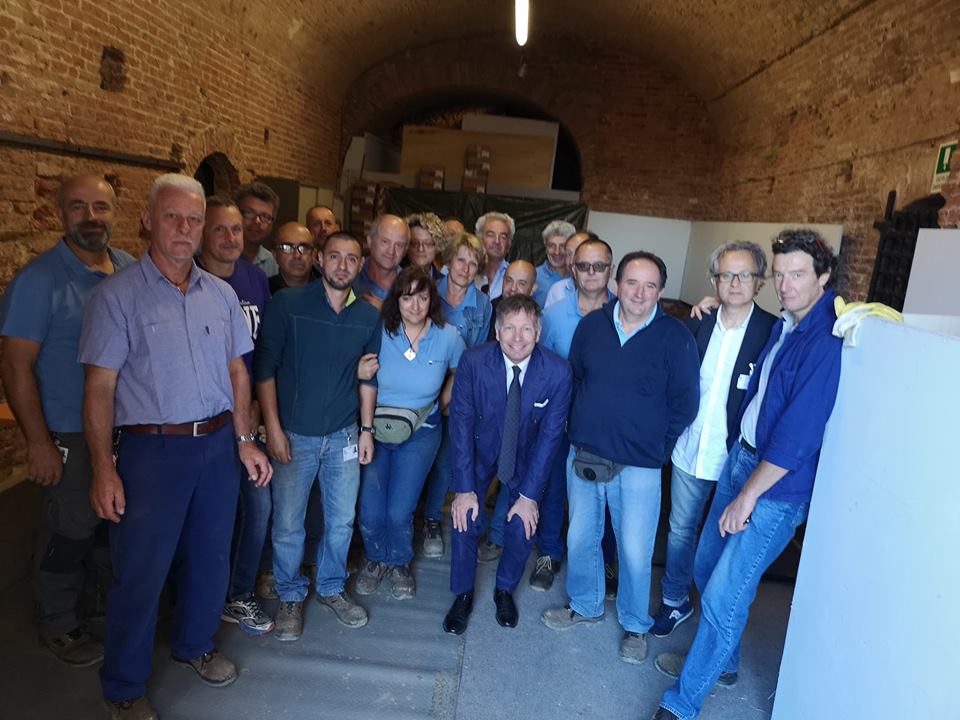 Palio, il sindaco De Mossi omaggia gli operai del Comune