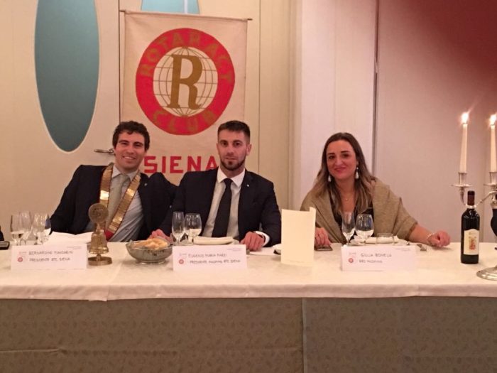 Rotaract Club Siena, Eugenio Mazzi &egrave; il nuovo presidente per il 2018-2019