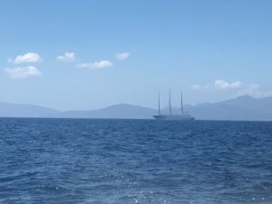 Sulle coste della Maremma uno dei mega yacht più grandi del mondo