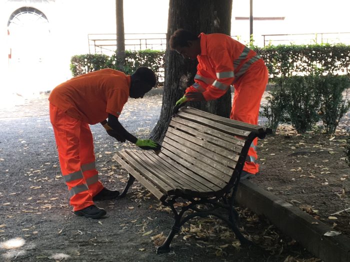 A Sarteano i migranti fanno del volontariato