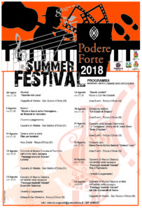 Podere Forte Summer Festival apre l'edizione 2018