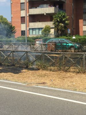 Principio di incendio in via Renaldini - VIDEO