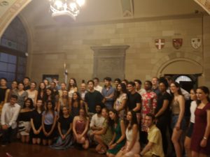 Gli studenti di Harvard University ammirano i tesori del Palazzo Pubblico