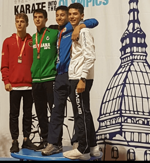 Karate, Cesare Banfi vince l'oro all'open di Torino
