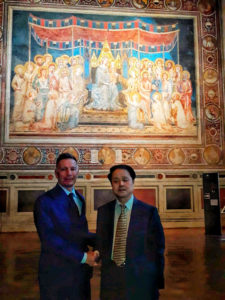 Il console Wang Fuguo da De Mossi: "Più studenti cinesi a Siena"