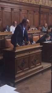 Maurizio Forzoni: "Voto favorevolmente rispettando il volere dei cittadini senesi"