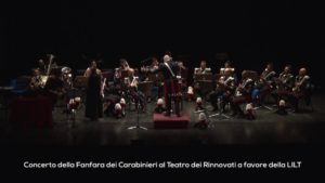 Concerto della Fanfara dei Carabinieri al Teatro dei Rinnovati a favore della LILT