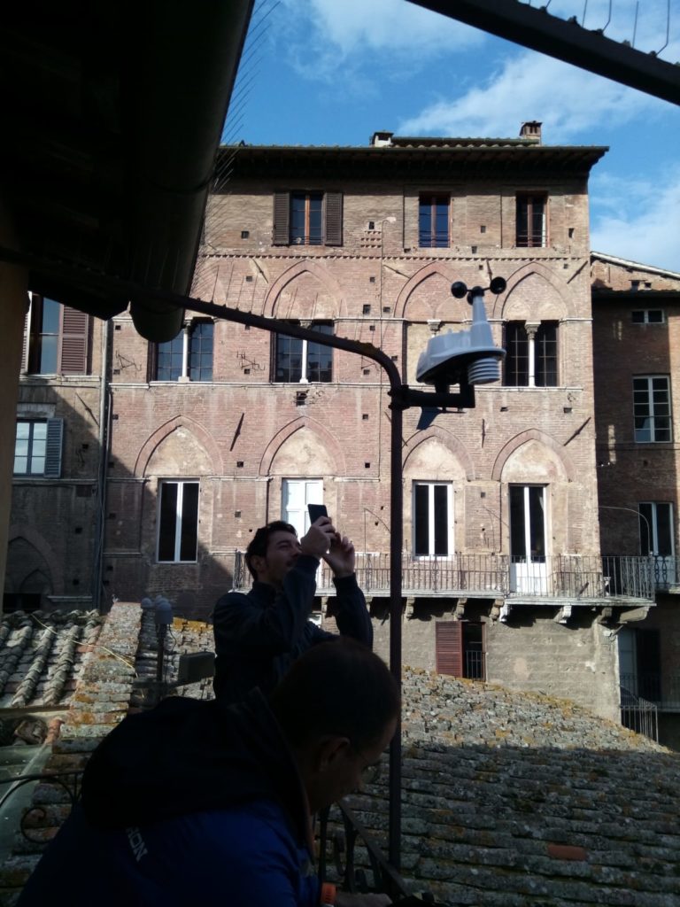 Installata la centralina meteo per il Palio straordinario