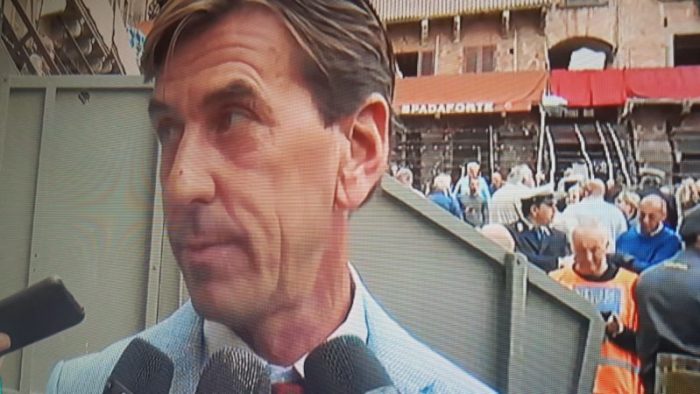 Il mossiere Magni: "Al canape far&ograve; capire che si deve partire. Il tufo ha un grip fantastico"