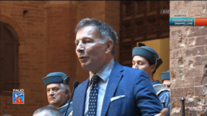 De Mossi: "Drappellone trasmette valori di libert&agrave; e declina un futuro al femminile, di pace"