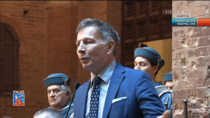 De Mossi: "Drappellone trasmette valori di libert&agrave; e declina un futuro al femminile, di pace"