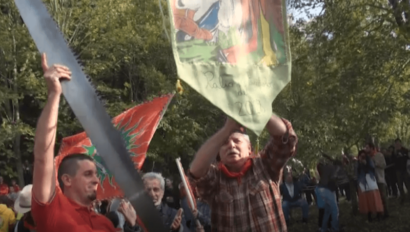 Palio dei Boscaioli di Vivo d'Orcia, trionfa Pian delle Mura