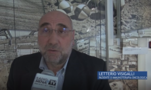 Letterio Visigalli paziente zero in Europa dell'immunoterapia oncologica