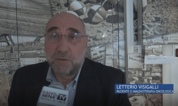 Letterio Visigalli paziente zero in Europa dell'immunoterapia oncologica