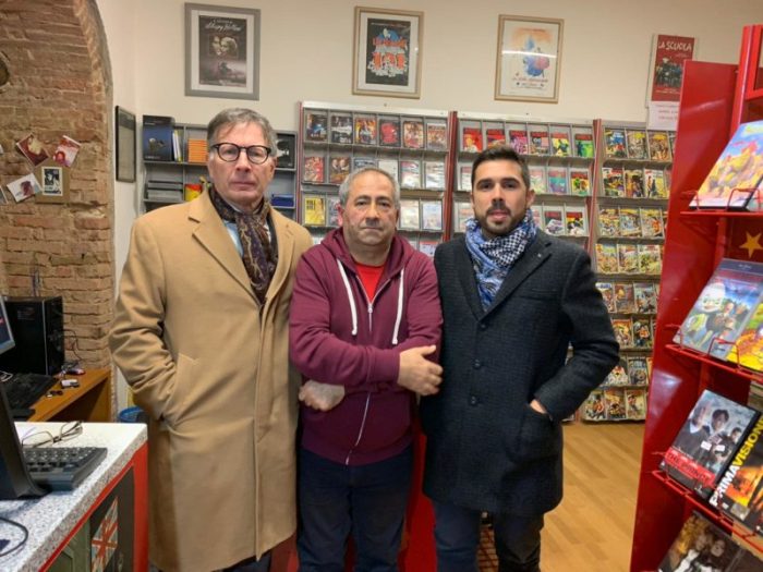 De Mossi e Michelotti portano la loro solidariet&agrave; al commerciante aggredito
