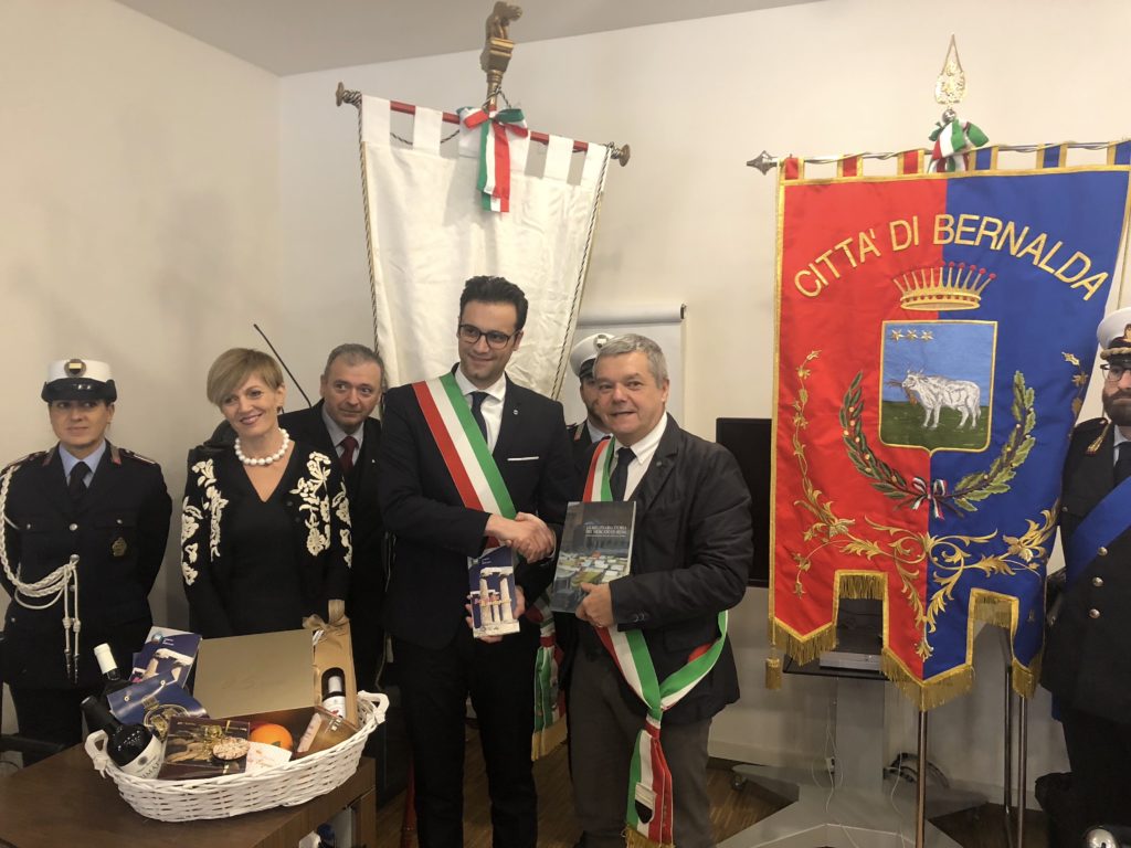 Il Comune di Siena rilancia il gemellaggio con la citt&agrave; di Bernalda