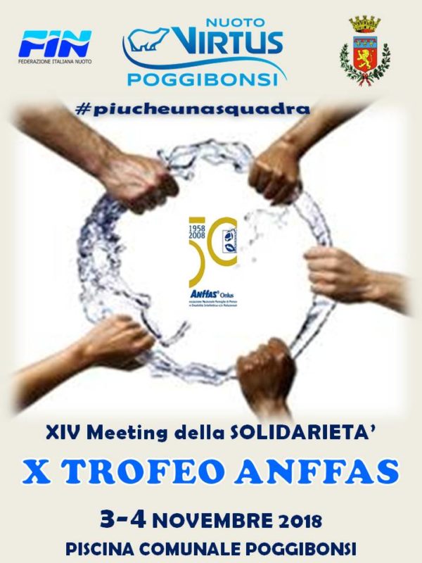 Decima edizione del Trofeo Anffas promosso da Virtus Nuoto