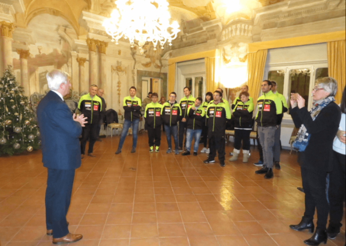 I campioni d'Europa del Costone Baskin premiati dalla Fondazione Mps