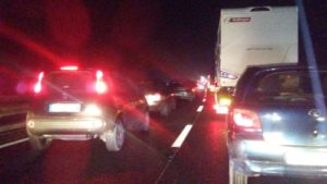 Incidente e code infernali sull'Autopalio