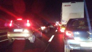 Incidente e code infernali sull'Autopalio