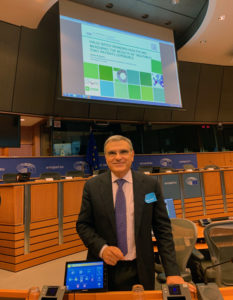 Il professor Giuseppe Buonocore al parlamento europeo