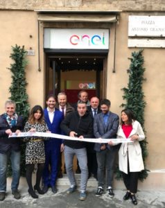 Inaugurato un nuovo punto Enel nel centro città