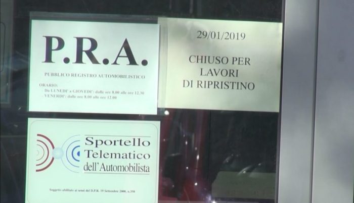 Furto al P.R.A di Siena, uffici ancora chiusi