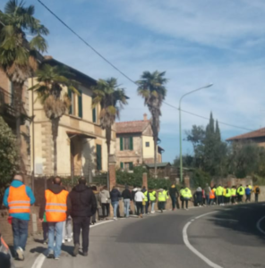 Camminata slow Coroncina-Piazza del Campo: "Più sicurezza stradale, basta morti in strada"