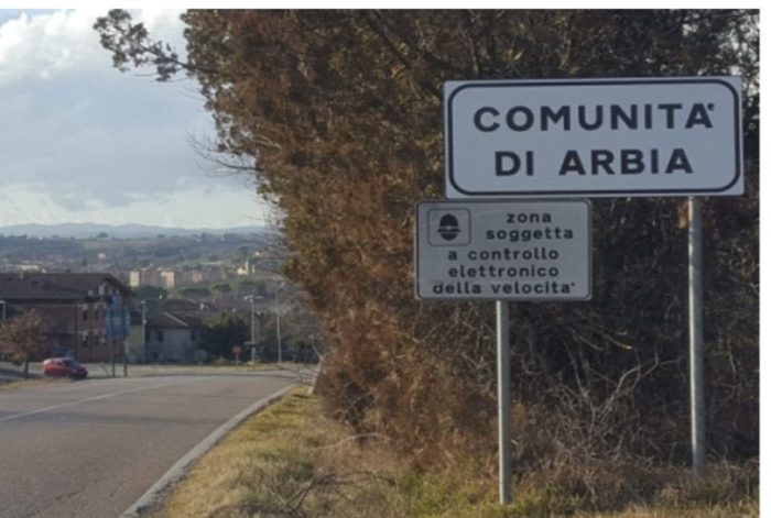 Cartello "Comunit&agrave; di Arbia", la posizione della Lega di Asciano