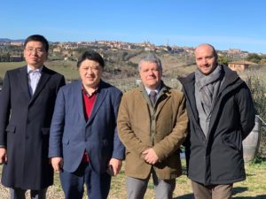 Delegazione cinese a Siena per visitare le aziende agricole e assaggiare i prodotti locali