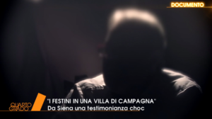 A Quarto Grado la testimonianza dei festini nelle ville di un noto imprenditore senese