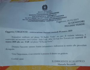 Tre casi di tubercolosi nelle scuole di Poggibonsi