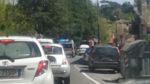 Lieve incidente in Via Aretina. Traffico rallentato