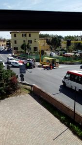 Scontro tra due auto all'incrocio Cerchiaia-Coroncina