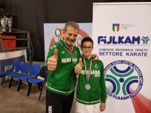 Karate Polisportiva Mens Sana, protagonista a Jesolo: bronzo di Cipriani