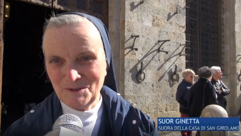 Suor Ginetta: "Dispiacere grosso. I senesi nel mio cuore e io nel loro"