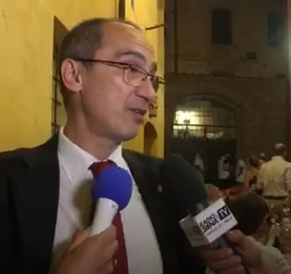 Miraldi (capitano Drago): "Contento della corsa, Arri ha fatto un Palio da veterano"