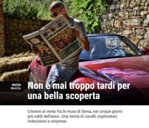 Sul sito Red-live.it si parla di Palio e Radio Siena TV