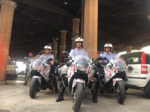 Ecco le nuove moto della Polizia Municipale di Siena