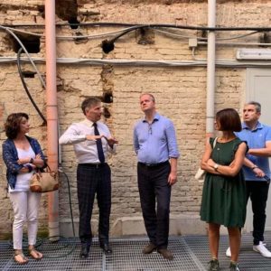 De Mossi al Santa Maria con il direttore delle gallerie degli Uffizi Schmidt per parlare dei progetti futuri