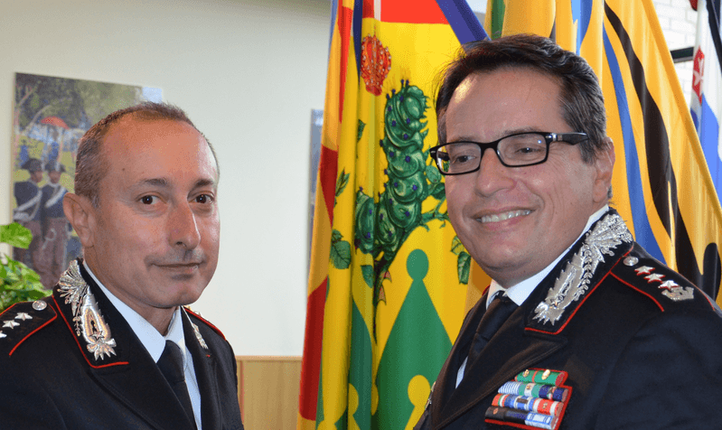 Il Capitano D'Aiuto saluta la provincia di Siena e torna a Napoli