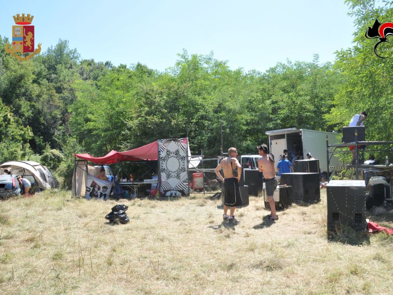 Sgominato Rave Party a Montepulciano: 70 i denunciati
